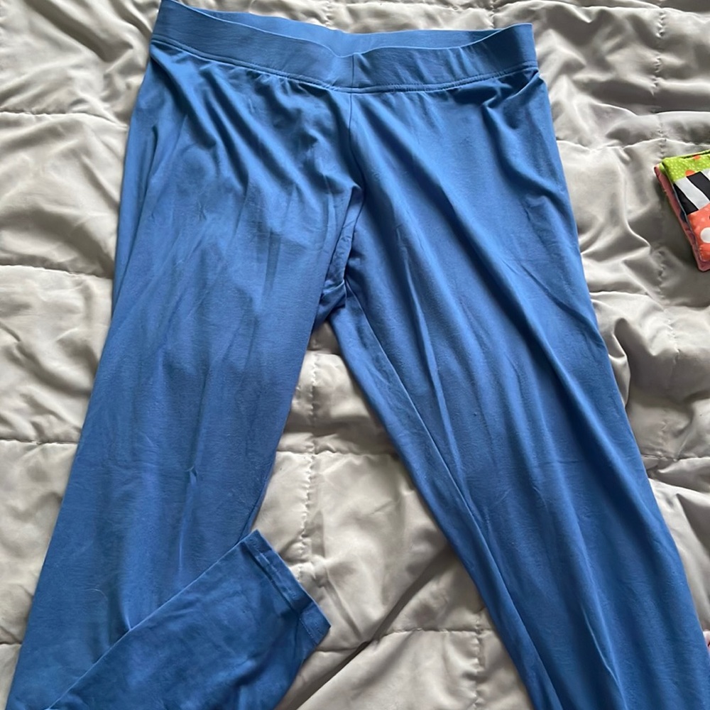 Blue size blue leggings
